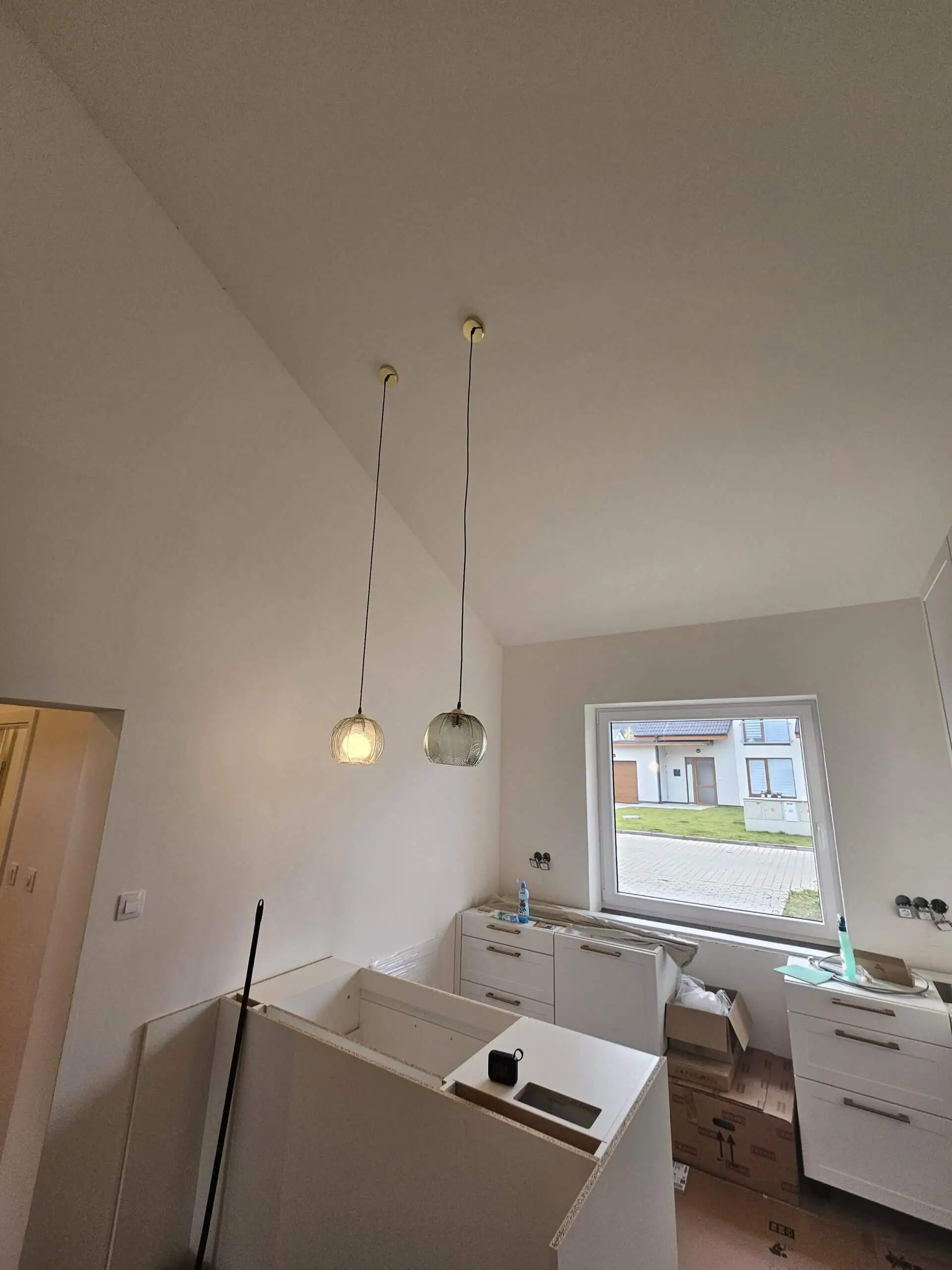 Výsledek pověšení světla